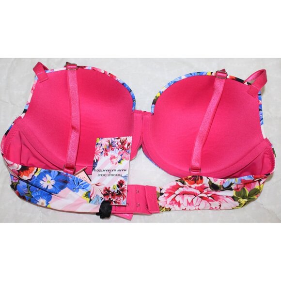 New w/Tags - 36C - Victoria’s Secret x Mary Katrantzou Underwire Demi Bra PINK - Picture 3 of 8